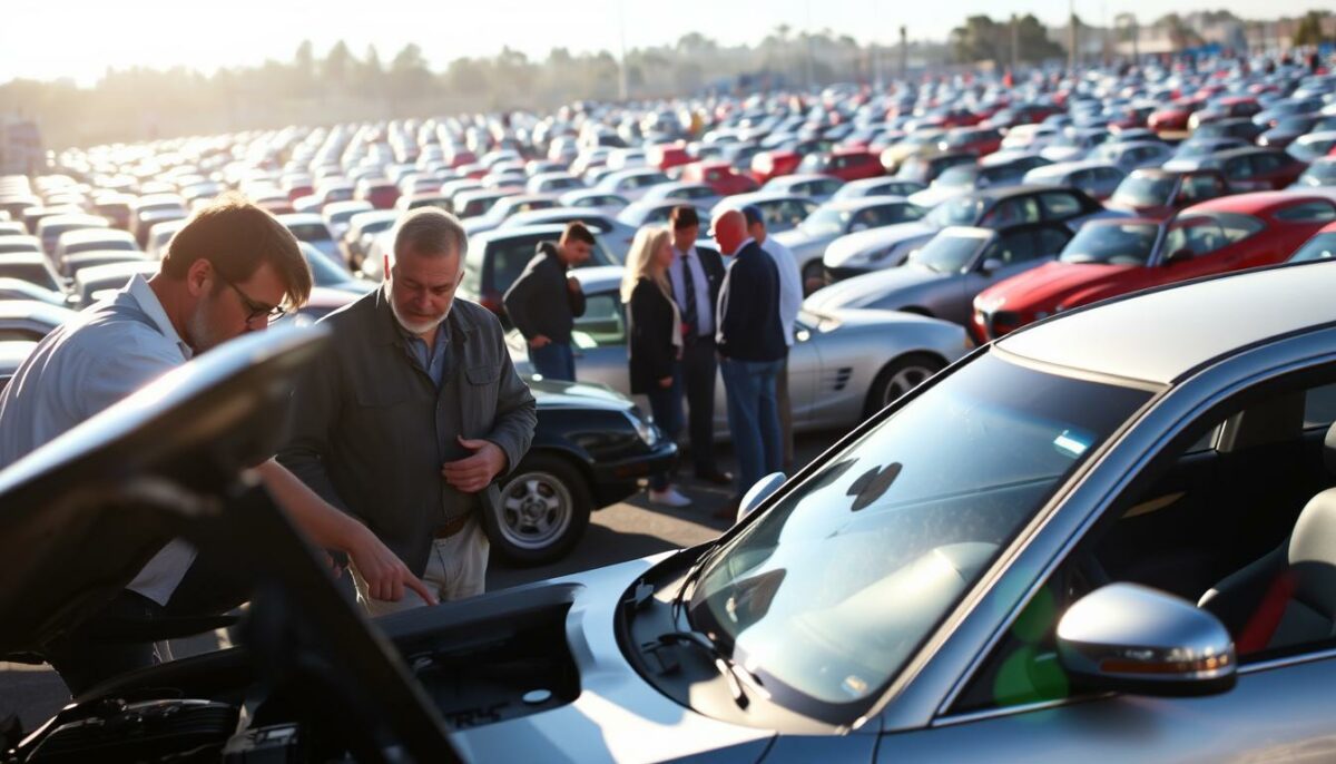 vehicle inspection at auction